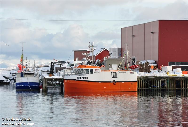 skretind (Fishing vessel) - IMO , MMSI 259086970, Call Sign LH3376 under the flag of Norway