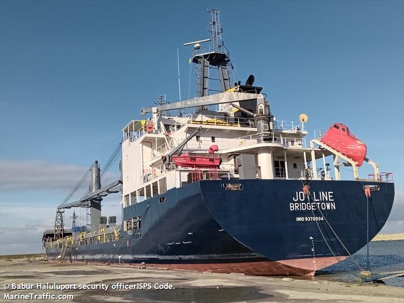 joy line (General Cargo Ship) - IMO 9370094, MMSI 314796000, Call Sign 8PSO7 under the flag of Barbados