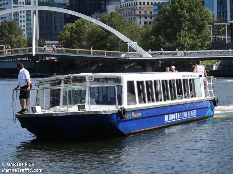 yarra duchess (Passenger ship) - IMO , MMSI 503079350 under the flag of Australia