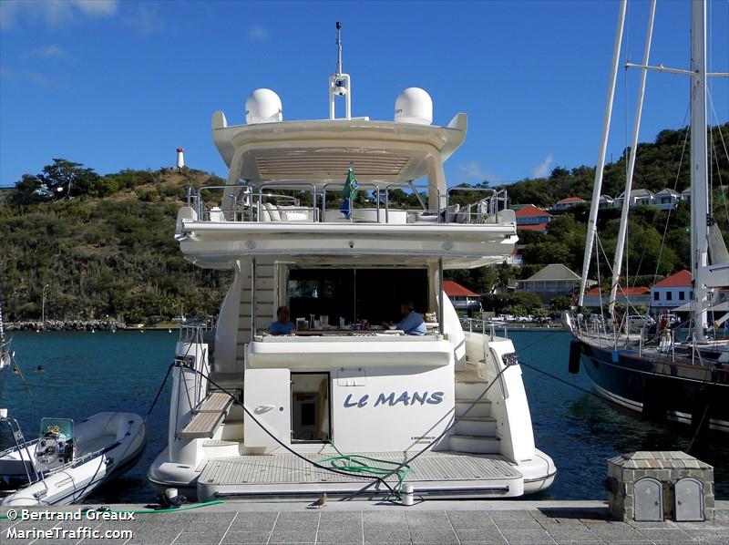 le mans ii (Pleasure craft) - IMO , MMSI 710001765, Call Sign PR9613 under the flag of Brazil