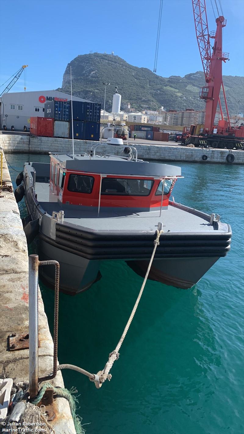 flyfish (Port tender) - IMO , MMSI 236112779, Call Sign ZDSL4 under the flag of Gibraltar