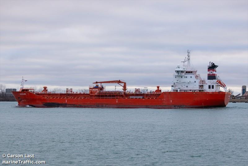 algoluna (Chemical/Oil Products Tanker) - IMO 9483516, MMSI 316053441, Call Sign VABZ under the flag of Canada