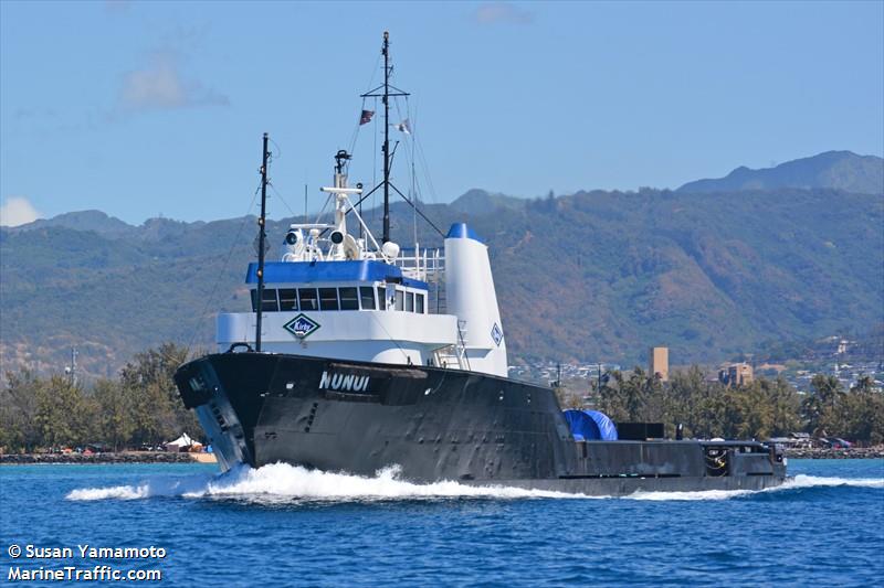 nunui (Offshore Tug/Supply Ship) - IMO 7723625, MMSI 367309910, Call Sign WDD9325 under the flag of United States (USA)