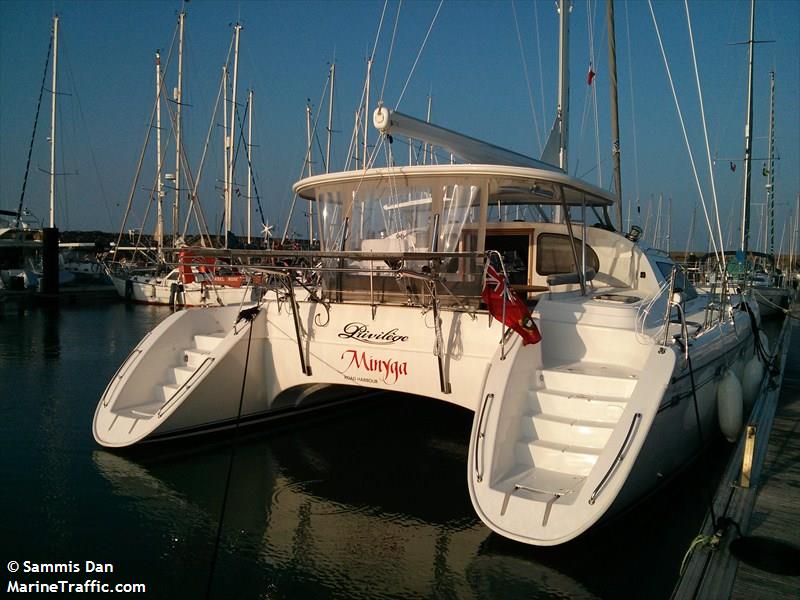 minyga (Sailing vessel) - IMO , MMSI 378112013, Call Sign ZJL8830 under the flag of British Virgin Islands