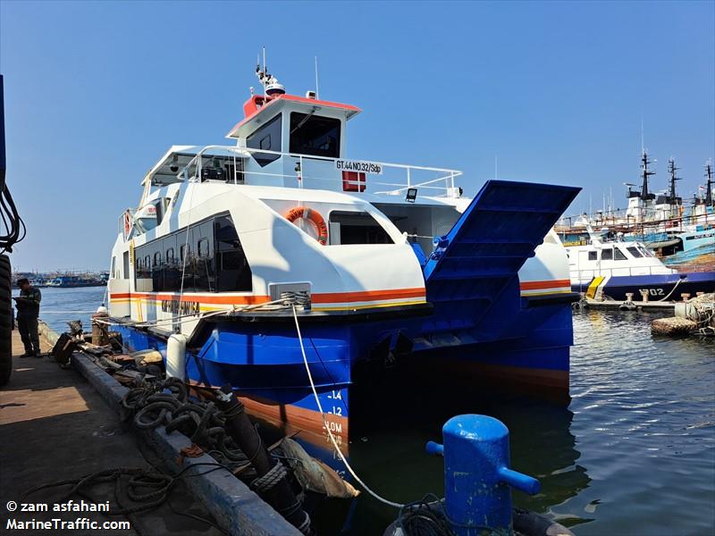 kmp hati rai hawu641 (Passenger ship) - IMO , MMSI 525601375, Call Sign YBA4372 under the flag of Indonesia