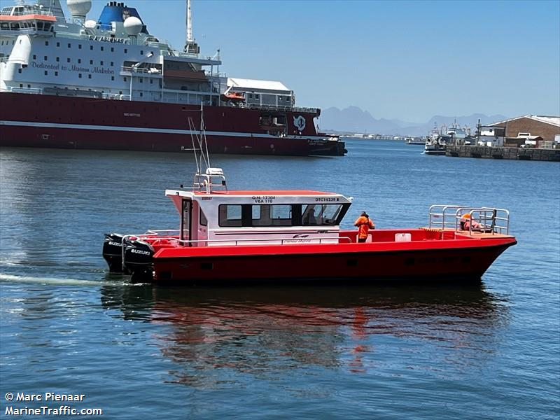 cape spirit (Port tender) - IMO , MMSI 601024270, Call Sign ZS8567 under the flag of South Africa