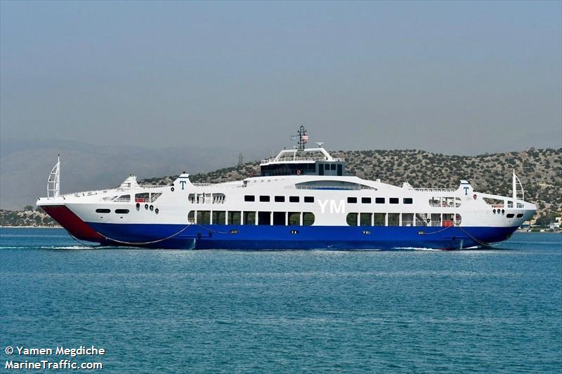 elmouhit (Passenger ship) - IMO , MMSI 672000430, Call Sign 3V6540 under the flag of Tunisia