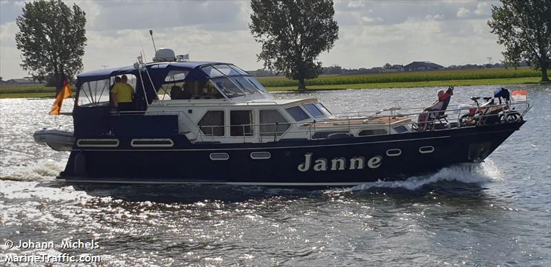 janne (Pleasure craft) - IMO , MMSI 211833210, Call Sign DC7725 under the flag of Germany