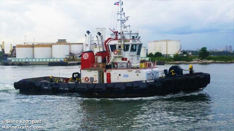 vb bongo (Tug) - IMO 9237333, MMSI 327801005, Call Sign HO7331 under the flag of Dominican Rep