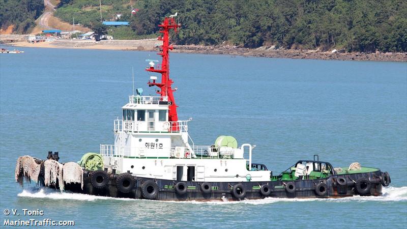 hawwon n0.1 (Tug) - IMO , MMSI 440003210, Call Sign 601 under the flag of Korea