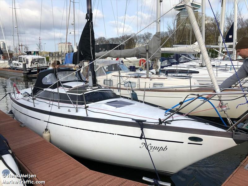 nymph (Sailing vessel) - IMO , MMSI 244042131, Call Sign PD7904 under the flag of Netherlands