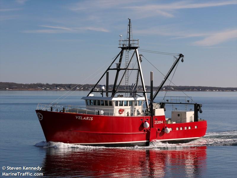 velaris (Fishing vessel) - IMO , MMSI 368159020, Call Sign WDL7309 under the flag of United States (USA)