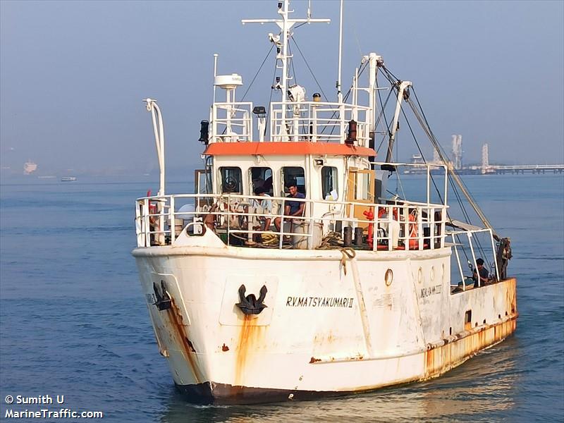 matsyakumari ii (Fishing vessel) - IMO , MMSI 419950005, Call Sign 8XNA under the flag of India