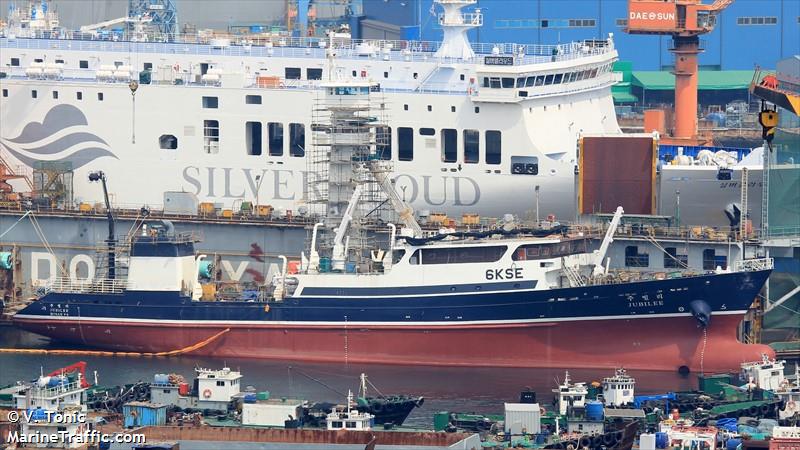 jubilee (Fishing Vessel) - IMO 9848857, MMSI 441472000, Call Sign 6KSE under the flag of Korea