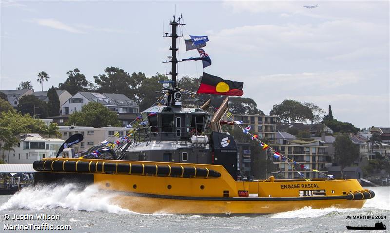 engage rascal (Tug) - IMO , MMSI 503158950, Call Sign VMOM under the flag of Australia