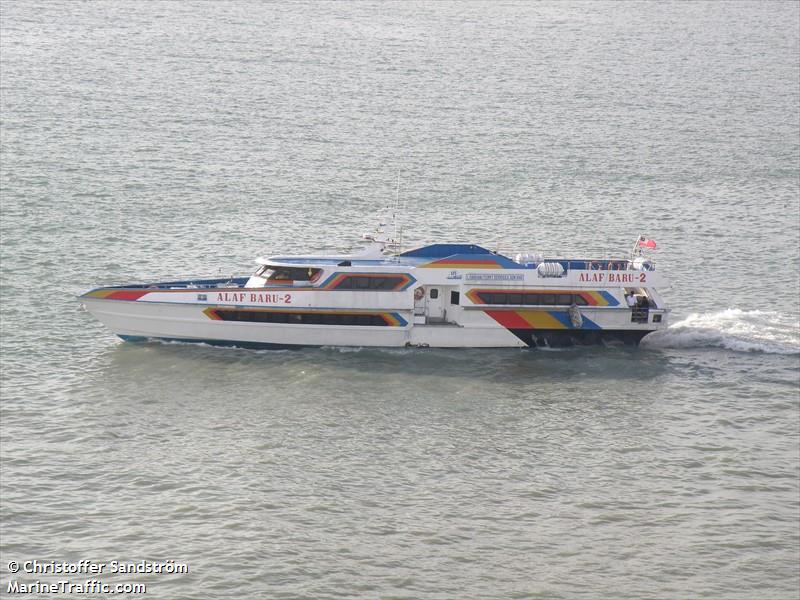 alaf baru 2 (Passenger ship) - IMO , MMSI 533000193, Call Sign 9MDA3 under the flag of Malaysia