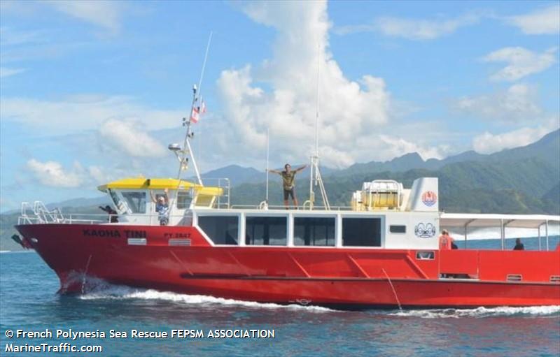 kaoha tini fepsm (Passenger ship) - IMO , MMSI 546024300, Call Sign FMSQ under the flag of French Polynesia