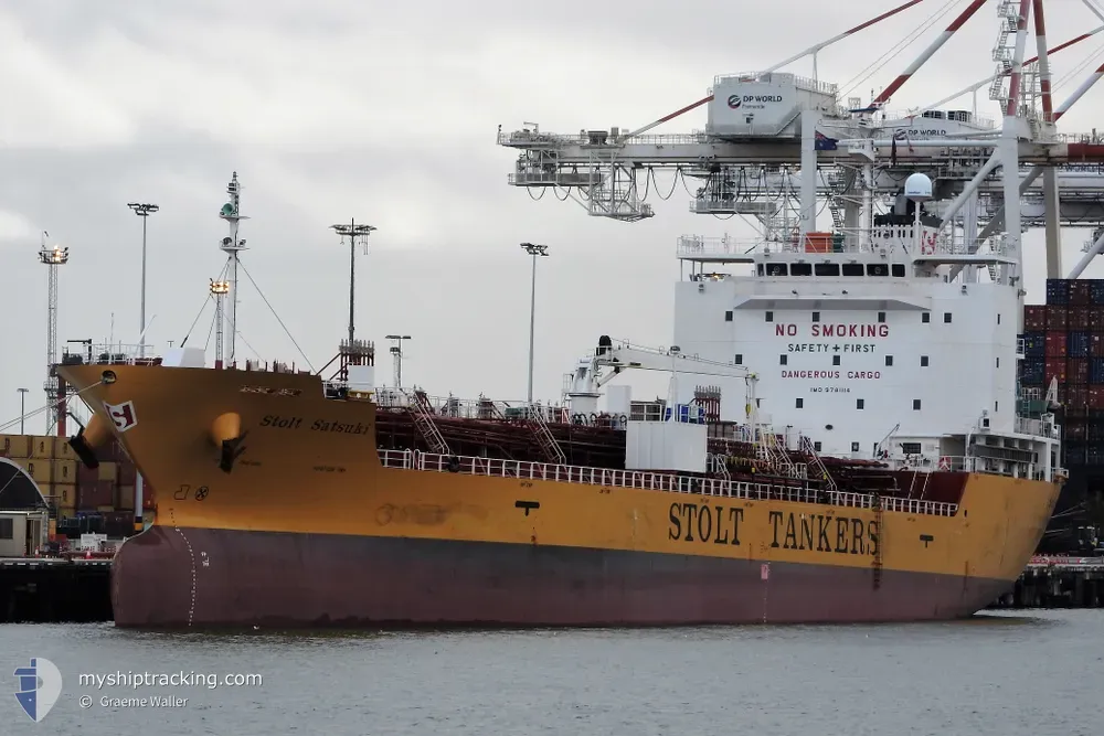 stolt satsuki (Chemical/Oil Products Tanker) - IMO 9781114, MMSI 563206800, Call Sign 9V8765 under the flag of Singapore