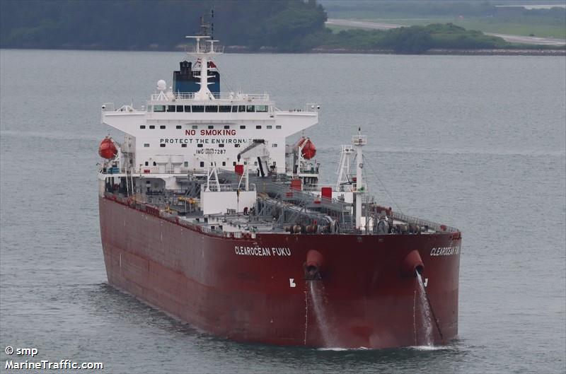 clearocean fuku (Crude Oil Tanker) - IMO 9407287, MMSI 563212600, Call Sign 9V9424 under the flag of Singapore