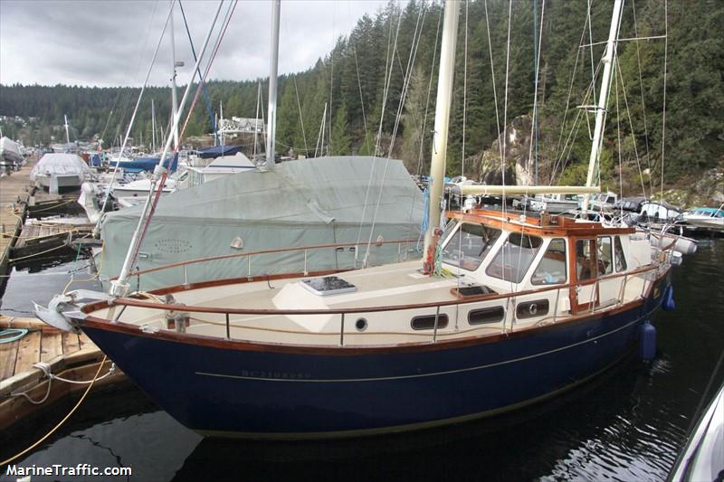 bluefinn (Pleasure craft) - IMO , MMSI 316053629 under the flag of Canada