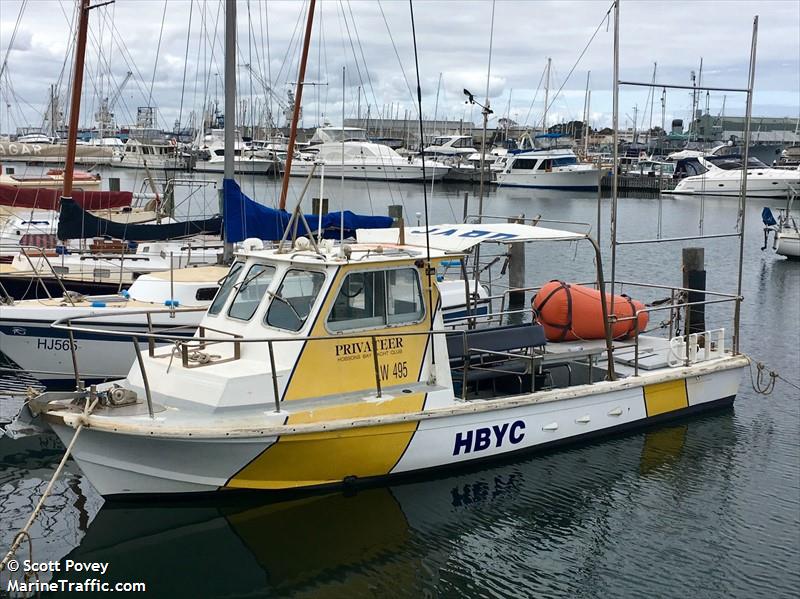 privateer (Local type) - IMO , MMSI 503046050 under the flag of Australia