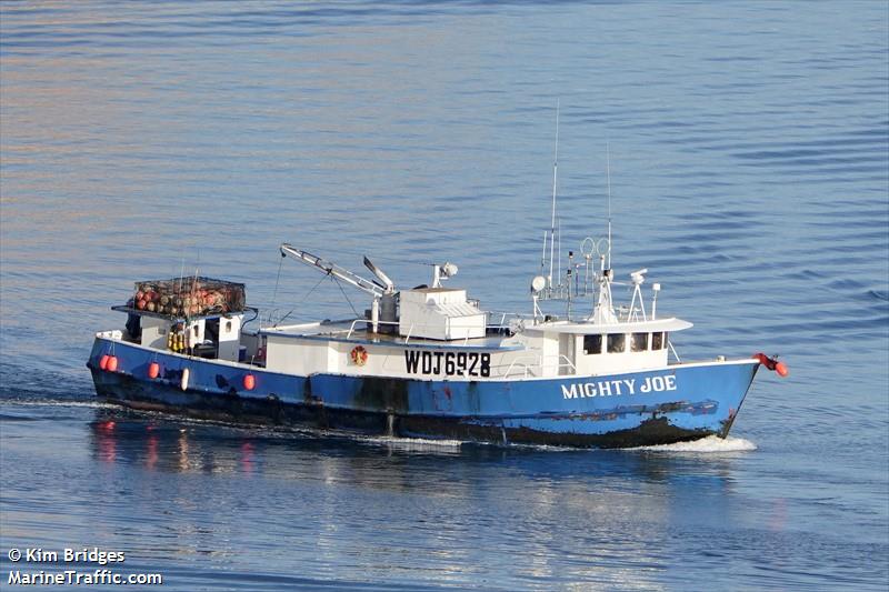 mighty joe (Fishing vessel) - IMO , MMSI 368001590, Call Sign WDJ6928 under the flag of United States (USA)