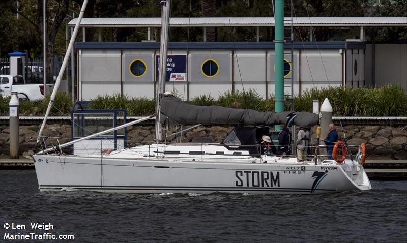 storm (Pleasure craft) - IMO , MMSI 503032970, Call Sign 