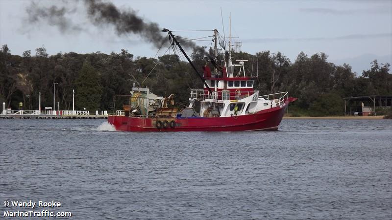 james kerlin (Fishing vessel) - IMO , MMSI 503748900, Call Sign VHAW under the flag of Australia