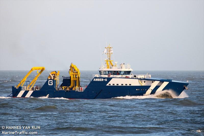 amber g (Offshore Tug/Supply Ship) - IMO 9731274, MMSI 538010904, Call Sign Y7A6297 under the flag of Marshall Islands