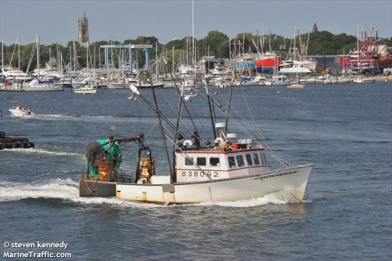 fndependence (Fishing vessel) - IMO , MMSI 367555780, Call Sign WDG6323 under the flag of United States (USA)