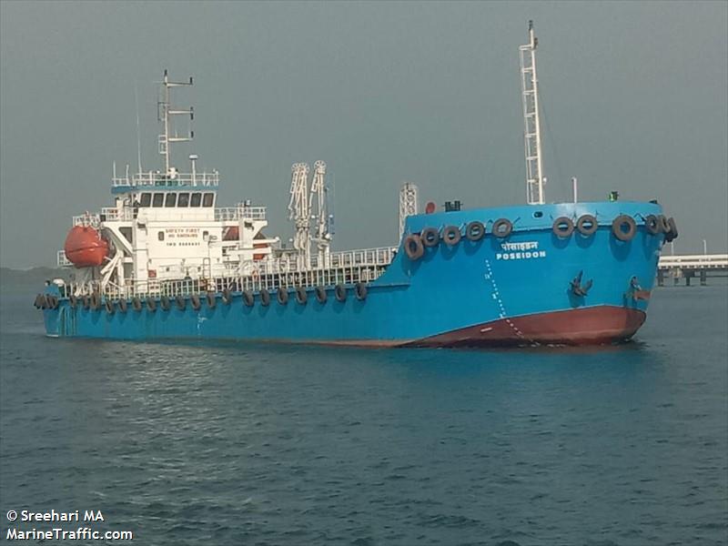 poseidon (Oil Products Tanker) - IMO 9869631, MMSI 419001621, Call Sign VTJX under the flag of India
