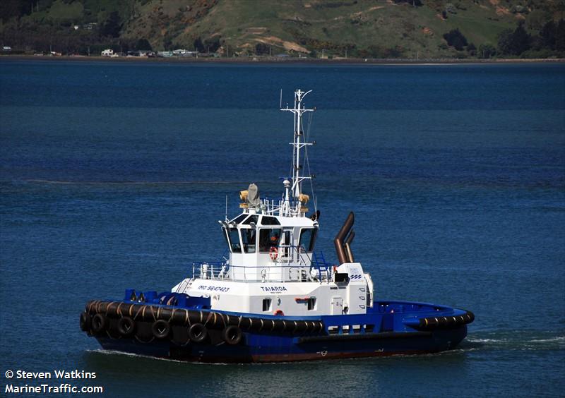 taiaroa (Tug) - IMO 9647423, MMSI 512004499, Call Sign ZMU6836 under the flag of New Zealand