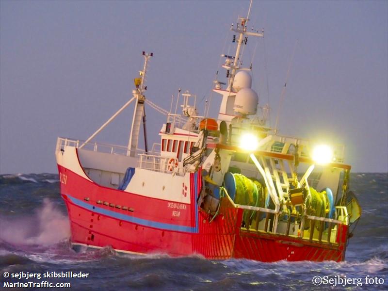 ocean laura (Fishing vessel) - IMO , MMSI 219921000, Call Sign OZYQ under the flag of Denmark