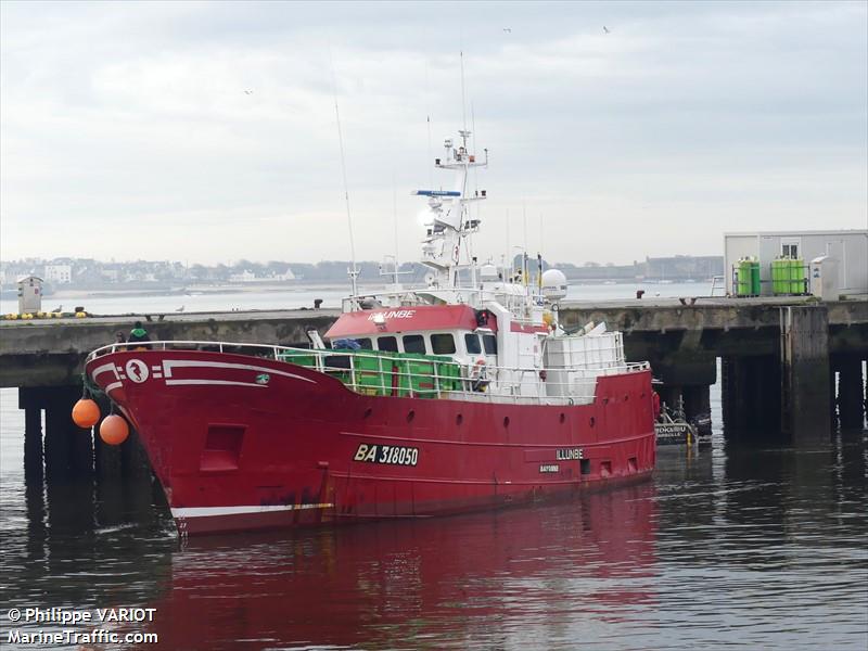 fv illunbe (Fishing Vessel) - IMO 5125843, MMSI 227531000, Call Sign TQQL under the flag of France