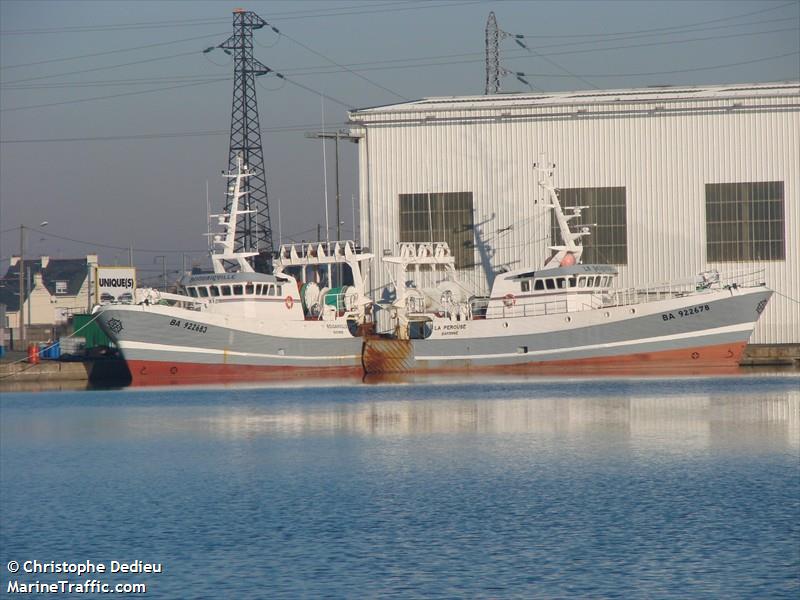 fv bougainville (Fishing vessel) - IMO , MMSI 228190600, Call Sign FMAS under the flag of France