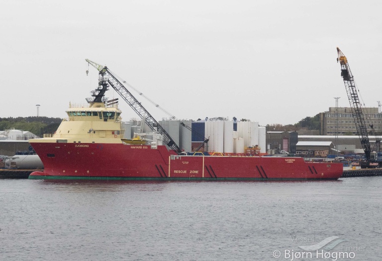 sjoborg (Offshore Tug/Supply Ship) - IMO 9591923, MMSI 231065000, Call Sign OZ2075 under the flag of Faeroe Islands