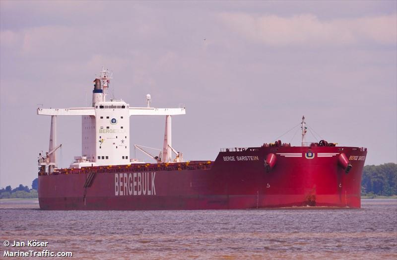 berge sarstein (Bulk Carrier) - IMO 9774367, MMSI 232006421, Call Sign MAPG9 under the flag of United Kingdom (UK)