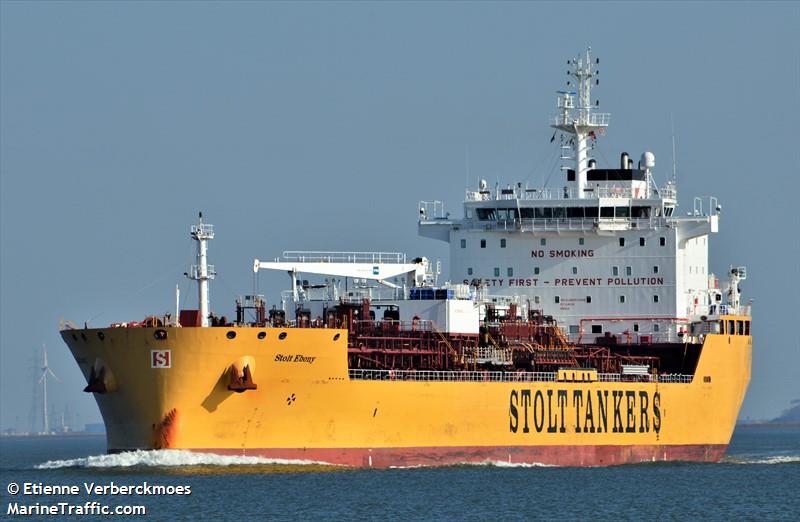 stolt ebony (Chemical/Oil Products Tanker) - IMO 9744908, MMSI 232008101, Call Sign MBAU9 under the flag of United Kingdom (UK)