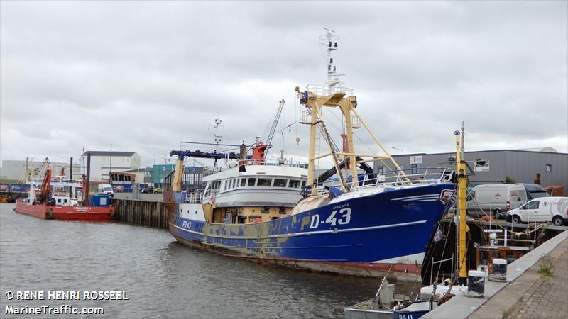 annegina (Fishing Vessel) - IMO 8205852, MMSI 235005770, Call Sign MQHL6 under the flag of United Kingdom (UK)