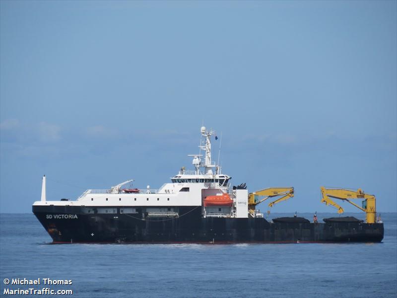 sd victoria (Offshore Support Vessel) - IMO 9534107, MMSI 235068802, Call Sign 2BRX2 under the flag of United Kingdom (UK)