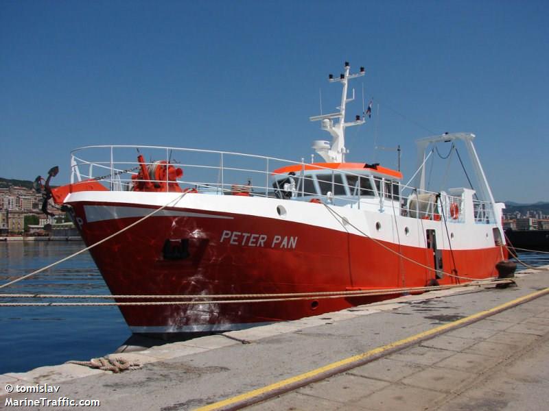 peter pan (Fishing Vessel) - IMO 8991475, MMSI 238117140, Call Sign 9A7677 under the flag of Croatia