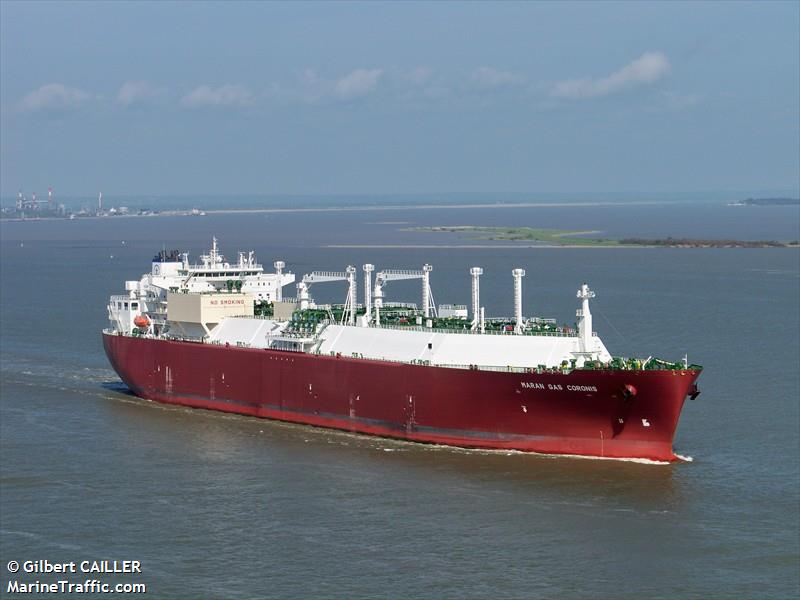 maran gas coronis (LNG Tanker) - IMO 9331048, MMSI 240639000, Call Sign SXLQ under the flag of Greece