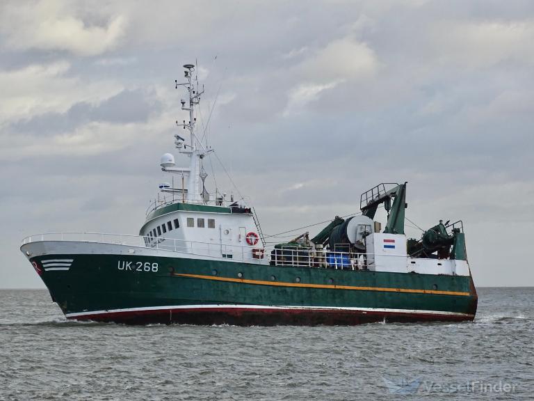 uk268 jacoba alyda (Fishing Vessel) - IMO 7813377, MMSI 244507000, Call Sign PHJS under the flag of Netherlands