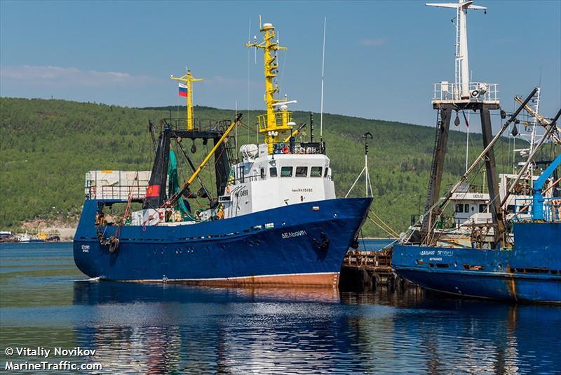 dolphin (Fishing Vessel) - IMO 8035192, MMSI 273431480, Call Sign UGWP under the flag of Russia