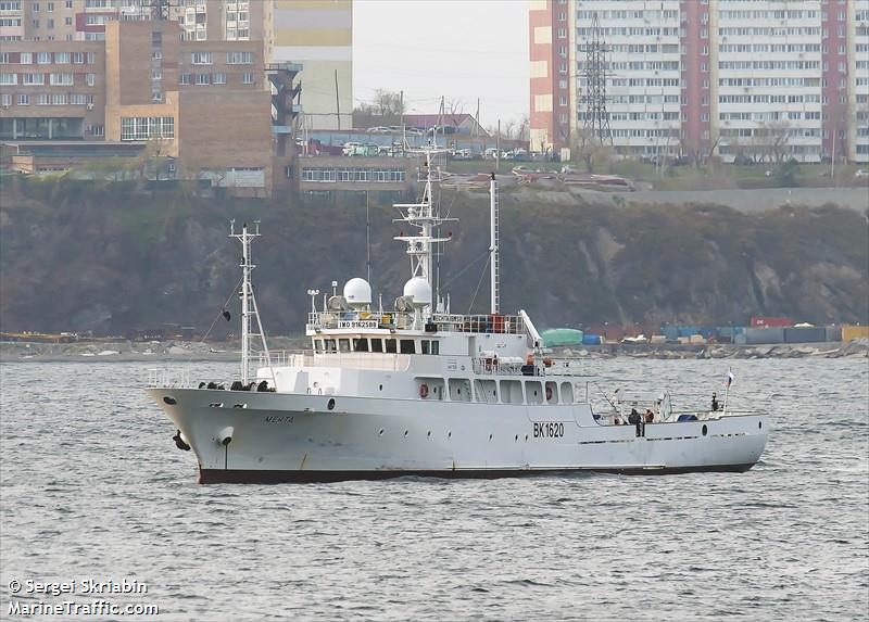 mechta (Fishing Support Vessel) - IMO 9162588, MMSI 273455490, Call Sign UBWS8 under the flag of Russia