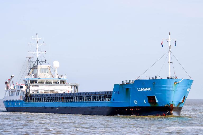 lianne (General Cargo Ship) - IMO 9422275, MMSI 305067000, Call Sign V2CP4 under the flag of Antigua & Barbuda