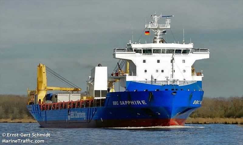 bbc sapphire (General Cargo Ship) - IMO 9504798, MMSI 305859000, Call Sign V2FZ4 under the flag of Antigua & Barbuda