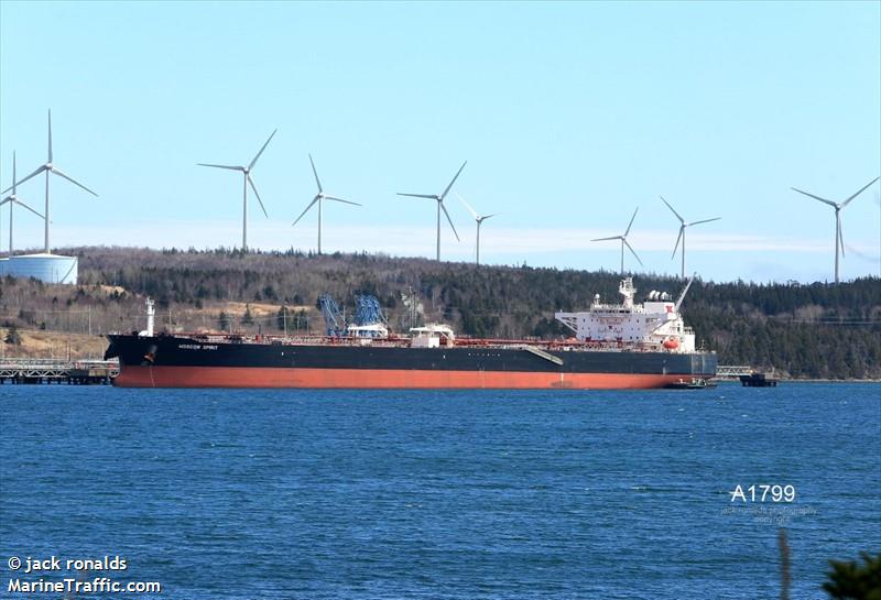 moscow spirit (Crude Oil Tanker) - IMO 9418602, MMSI 311000449, Call Sign C6CE5 under the flag of Bahamas