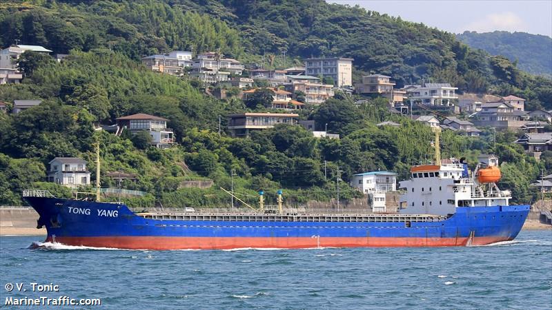 tong yang (General Cargo Ship) - IMO 9387968, MMSI 312165000, Call Sign V3YQ7 under the flag of Belize