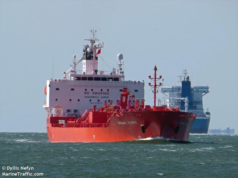 spring ploeg (Chemical/Oil Products Tanker) - IMO 9774707, MMSI 319109600, Call Sign ZGFI7 under the flag of Cayman Islands
